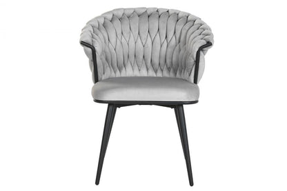 Silla Poliester Metal 66X60X84 Gris