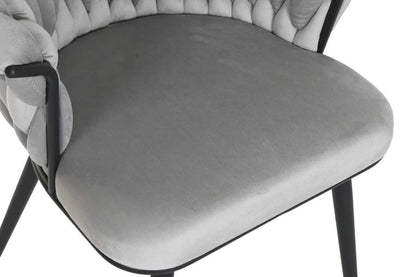 Silla Poliester Metal 66X60X84 Gris
