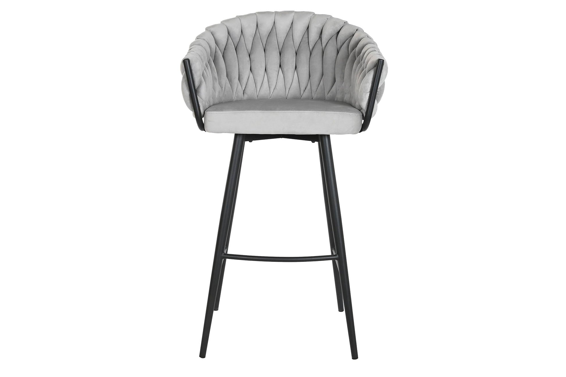 Taburete Poliester Metal 58X53X101 Gris
