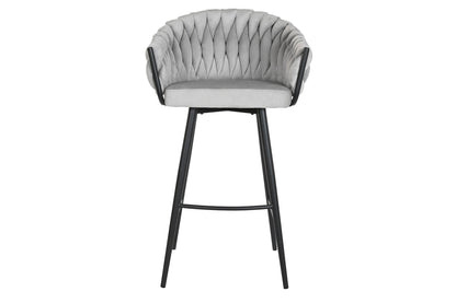 Taburete Poliester Metal 58X53X101 Gris