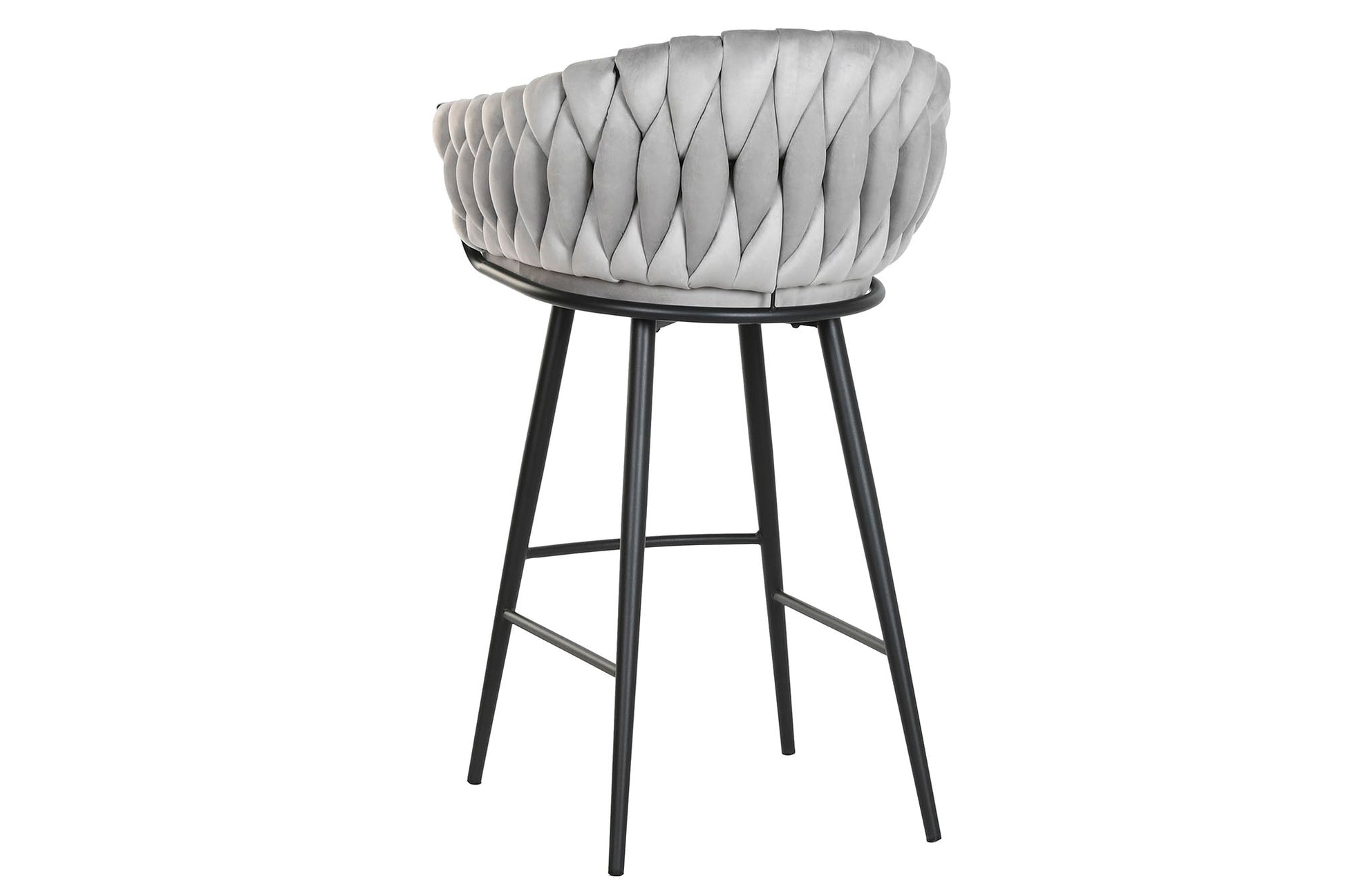 Taburete Poliester Metal 58X53X101 Gris