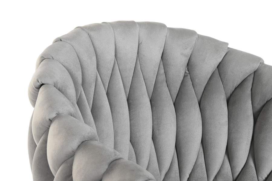 Taburete Poliester Metal 58X53X101 Gris