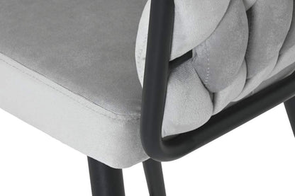 Taburete Poliester Metal 58X53X101 Gris