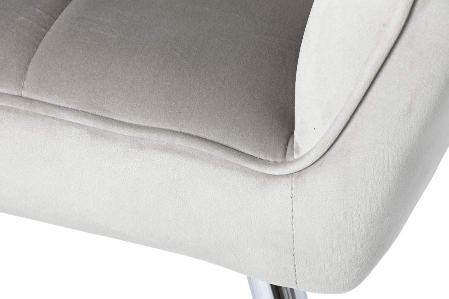 Butaca Poliester Metal 74X67X90 Velvet Gris