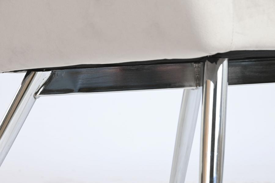 Butaca Poliester Metal 74X67X90 Velvet Gris