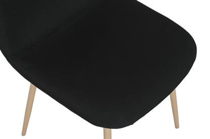 Silla Poliester Metal 44X51_5X85_5 Simil Madera