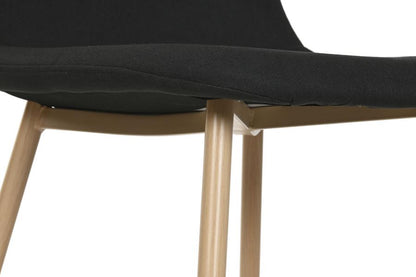 Silla Poliester Metal 44X51_5X85_5 Simil Madera