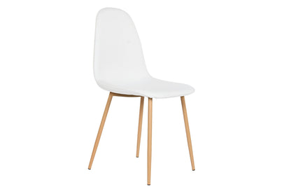 Silla Poliester Metal 44X51_5X90_5 Simil Madera
