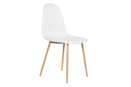 Silla Poliester Metal 44X51_5X90_5 Simil Madera