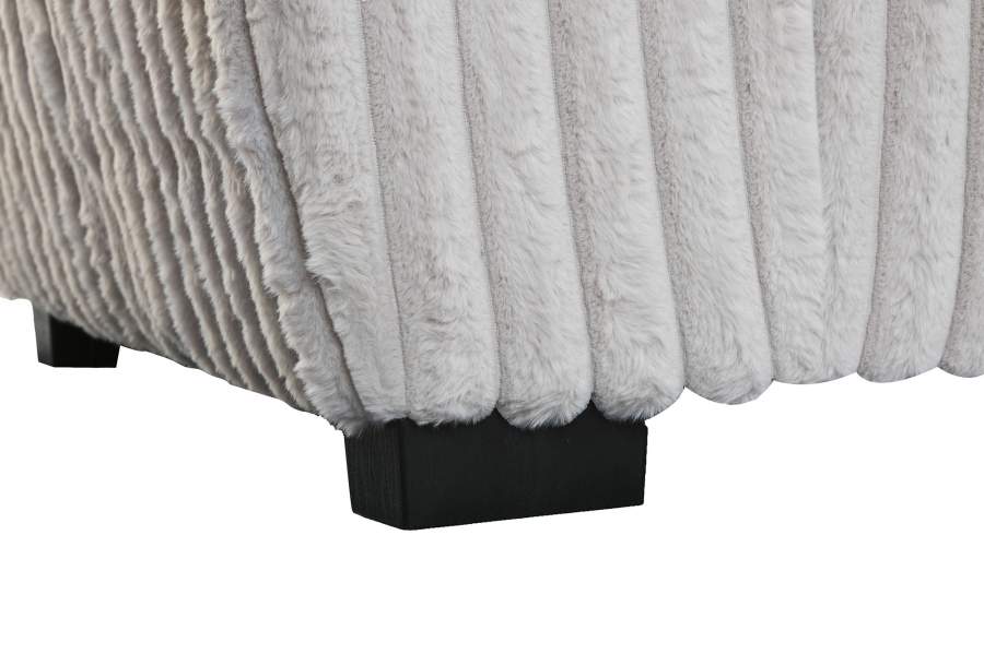 Sofa Poliester 198X84X79 Pelo Beige