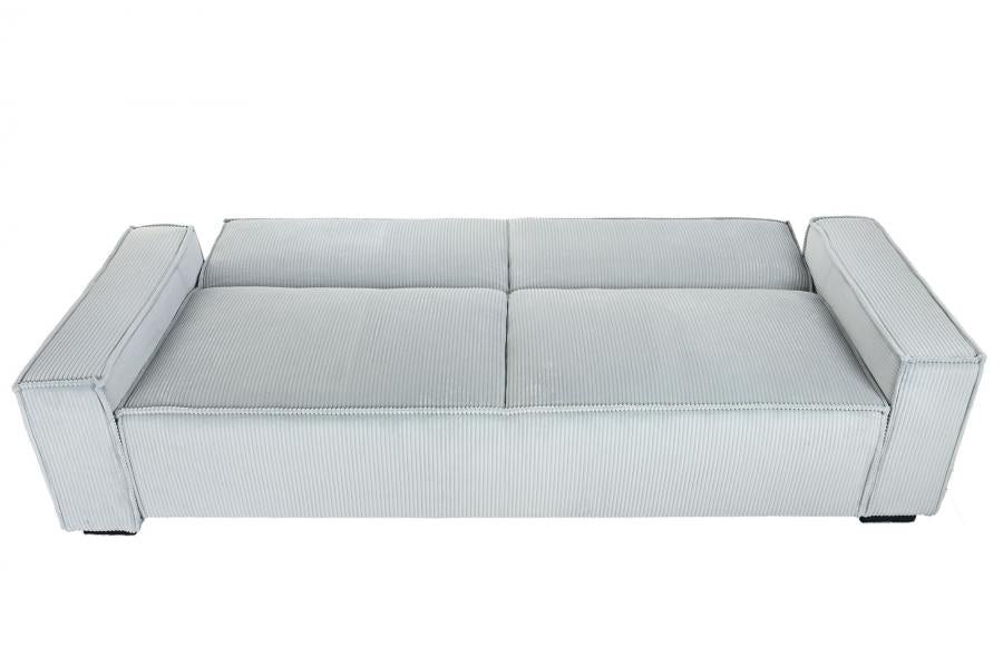 Sofa Cama Poliester 230X94X75 Pana Verde Menta