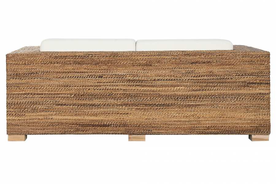 Sofa Fibra Teca 192X92X65 3 Plazas+ Cojines