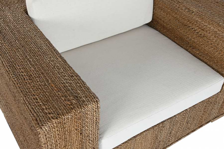 Sillon Fibra Teca 117X92X65 Incluye Cojines