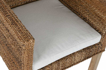 Sillon Fibra Teca 60X60X86 Incluye Cojin Natural
