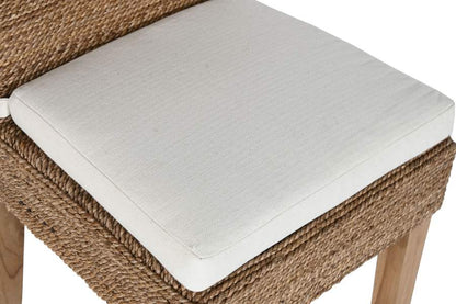 Silla Fibra Teca 47X56X100 Incluye Cojin Natural