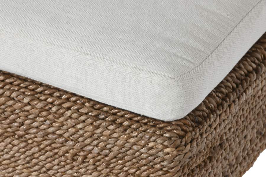 Silla Fibra Teca 47X56X100 Incluye Cojin Natural