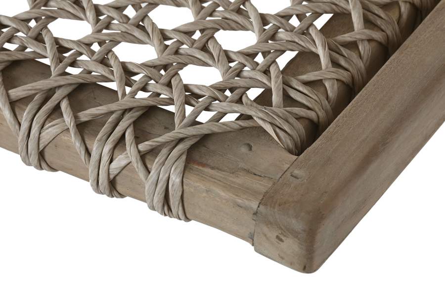 Sillon Teca Fibra 60X70X82 Trenzado A Mano Natural