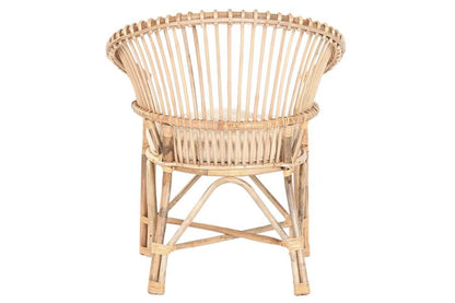 Silla Bambu Ratan 69X66X85 Natural