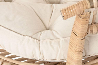 Silla Bambu Ratan 69X66X85 Natural