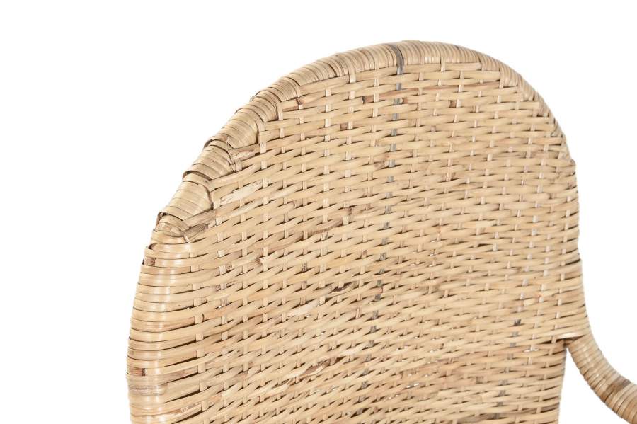 Silla Bambu Ratan 54X51X92 Natural