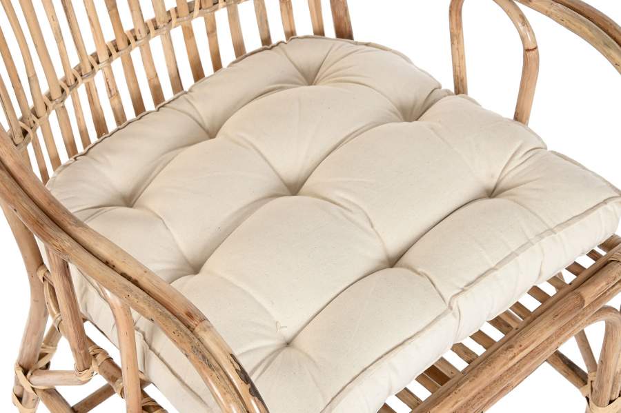 Silla Bambu Ratan 56_5X58X85 Natural