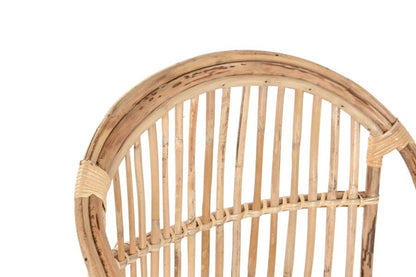 Silla Bambu Ratan 56_5X58X85 Natural