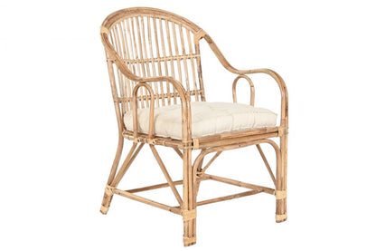 Silla Bambu Ratan 56_5X58X85 Natural