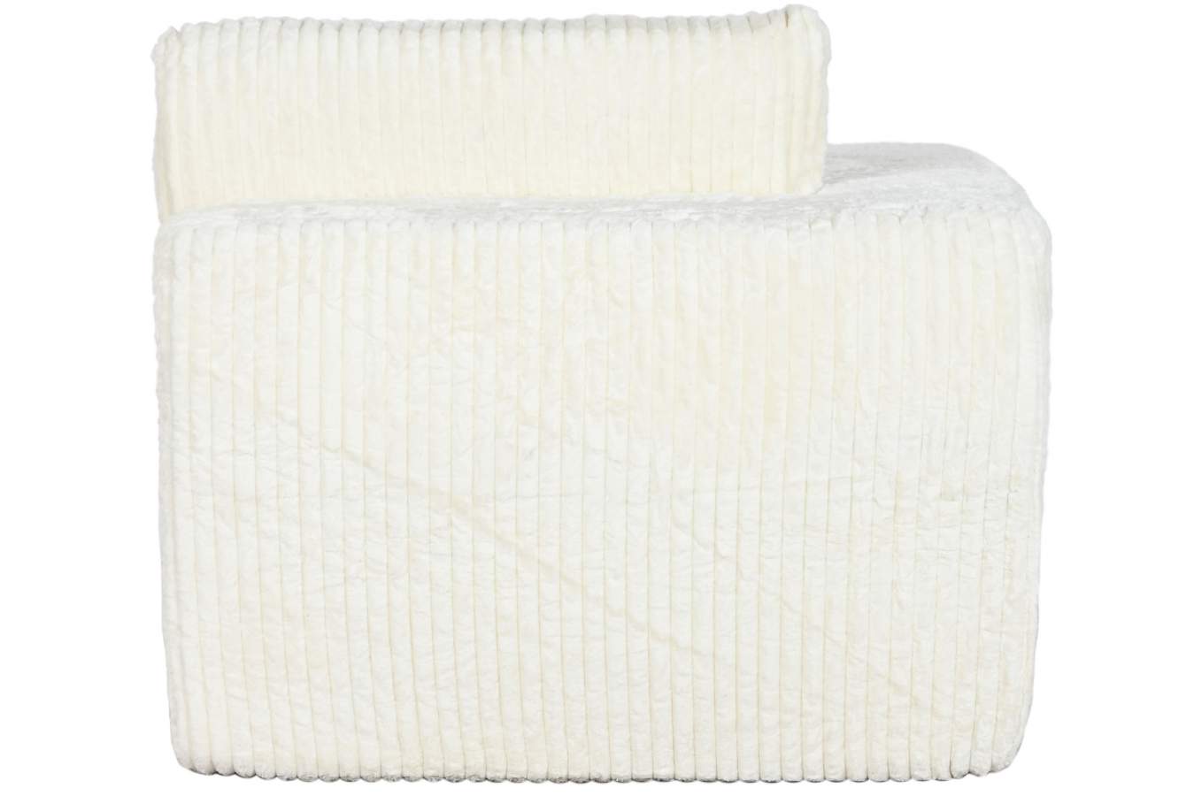 Sofa Poliester Foam 220X158X91 Modular Pana Crema