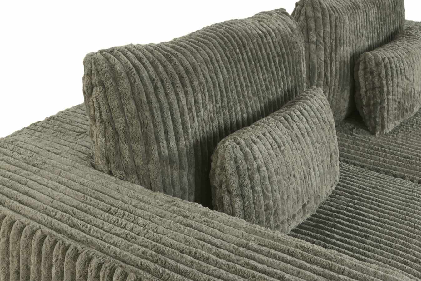 Sofa Poliester Foam 220X158X91 Pana Verde