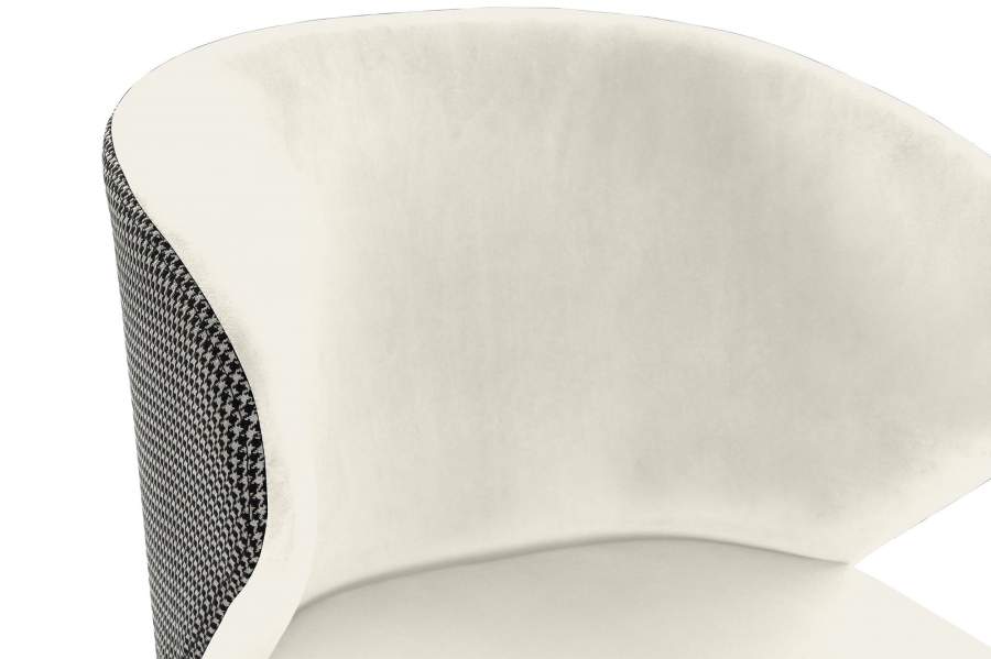 Silla Poliester Metal 58X58X78 Blanco