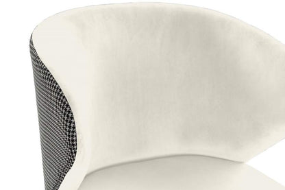 Silla Poliester Metal 58X58X78 Blanco