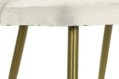 Silla Poliester Metal 58X58X78 Blanco