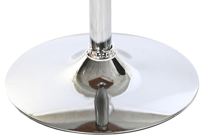 Taburete Poliester Nogal 54X53X101_5 Ajustable
