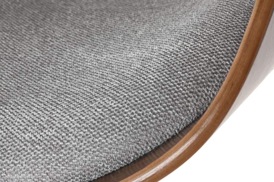 Taburete Poliester Nogal 54X53X101_5 Ajustable