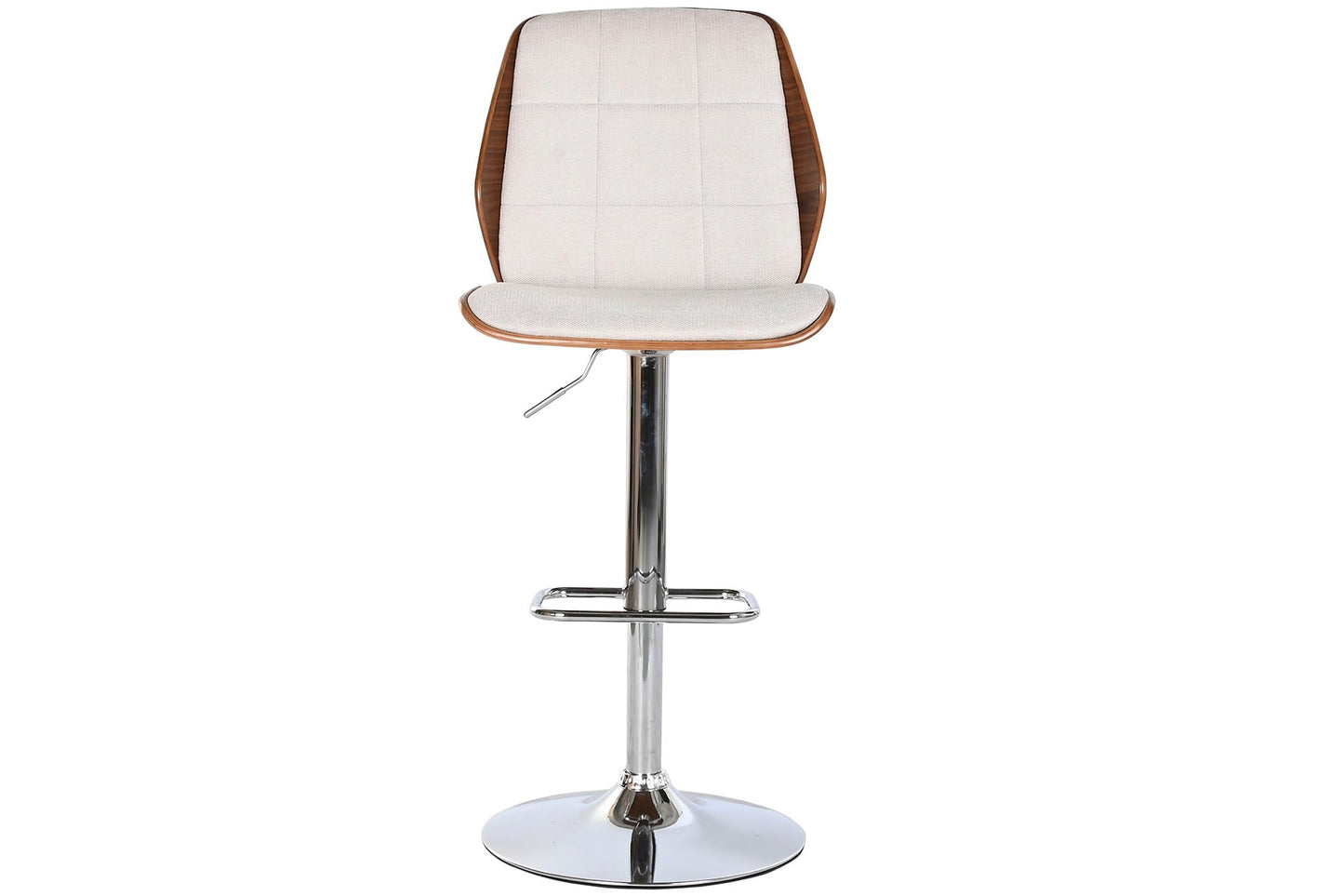 Taburete Poliester Nogal 50X52X120 Ajustable