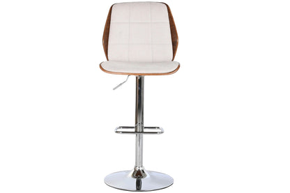 Taburete Poliester Nogal 50X52X120 Ajustable
