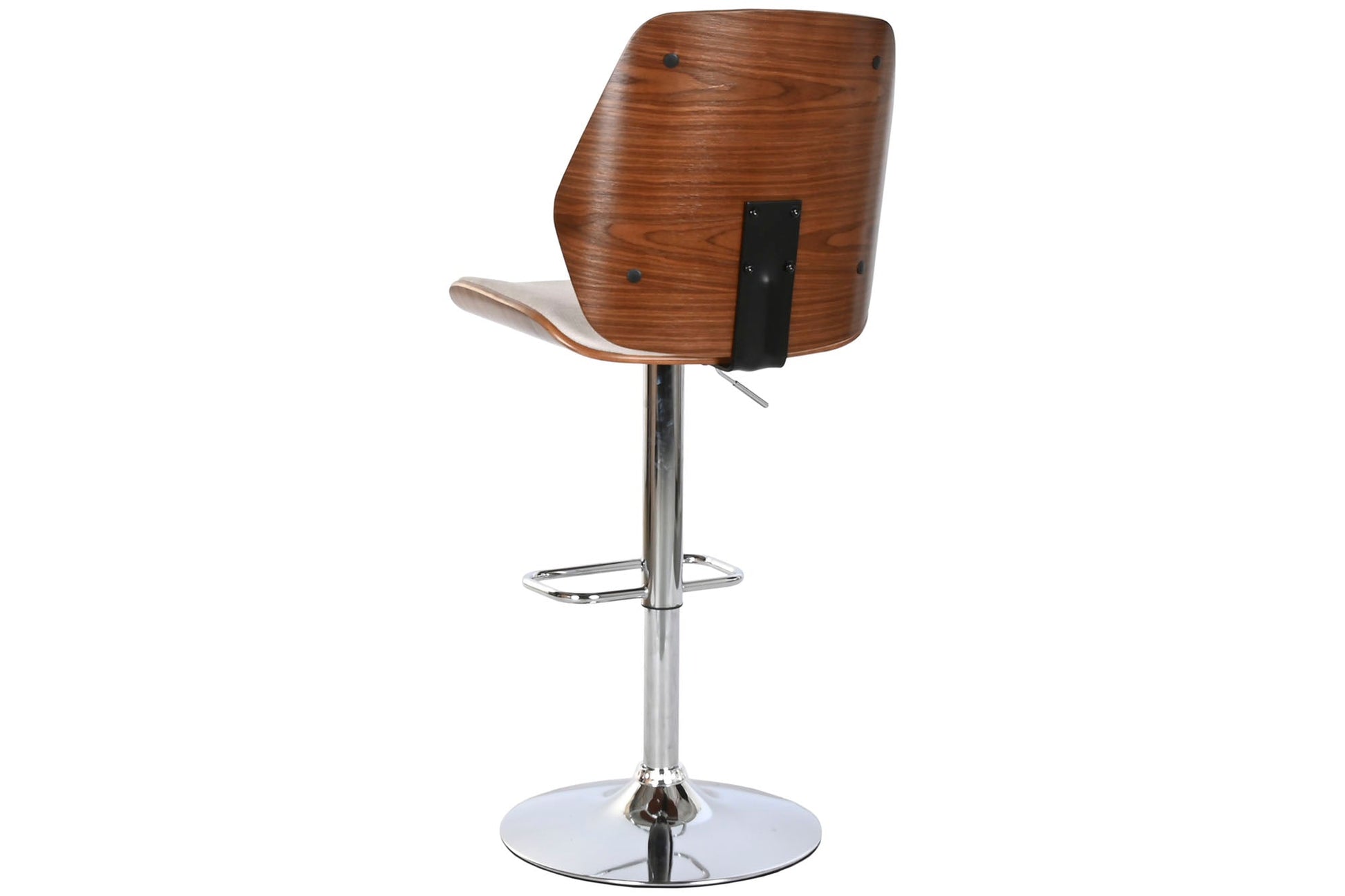 Taburete Poliester Nogal 50X52X120 Ajustable