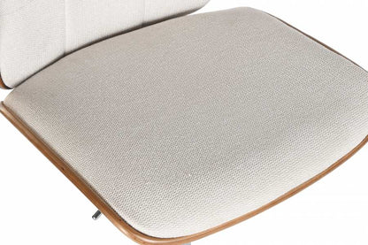 Taburete Poliester Nogal 50X52X120 Ajustable