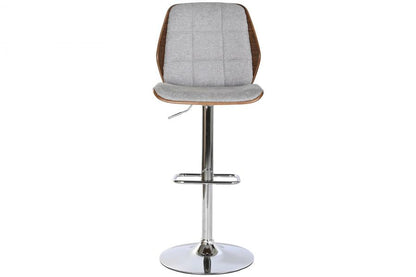 Taburete Poliester Nogal 50X52X121 Ajustable