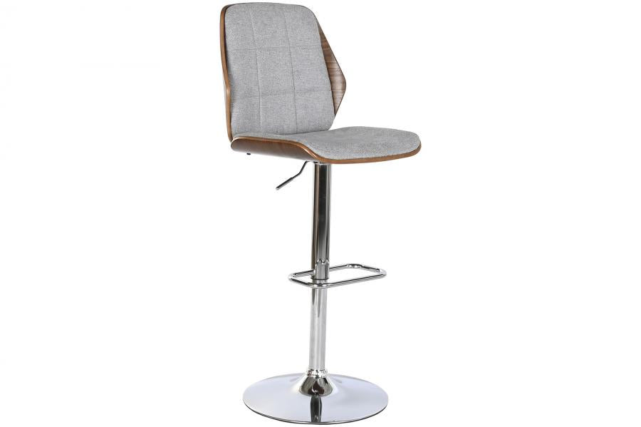 Taburete Poliester Nogal 50X52X121 Ajustable