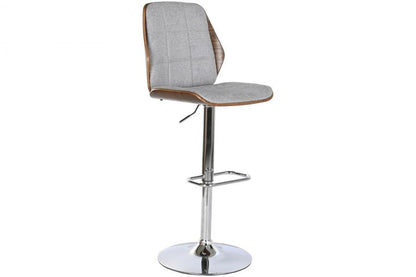 Taburete Poliester Nogal 50X52X121 Ajustable