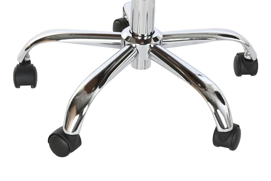 Silla Poliester Nogal 52X58_5X98 Ajustable Cromado
