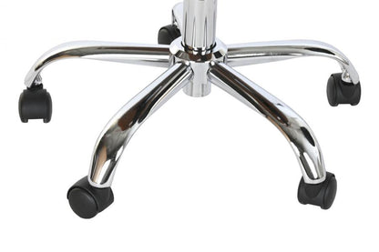 Silla Poliester Nogal 52X58_5X98 Ajustable Cromado