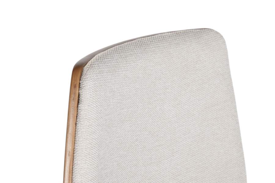 Silla Poliester Nogal 52X58_5X98 Ajustable Cromado