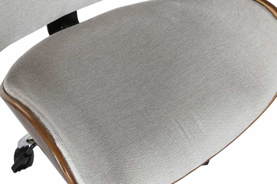 Silla Poliester Nogal 52X58_5X98 Ajustable Cromado