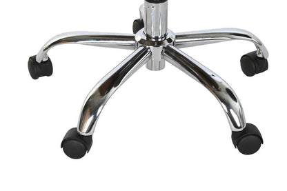 Silla Poliester Nogal 52X58_5X98 Ajustable Cromado