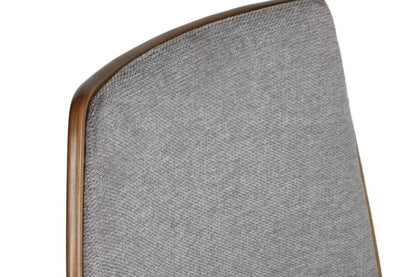 Silla Poliester Nogal 52X58_5X98 Ajustable Cromado
