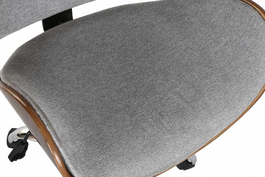 Silla Poliester Nogal 52X58_5X98 Ajustable Cromado
