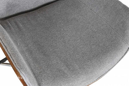 Silla Pu Nogal 60X65_5X118 Ajustable Cromado Gris