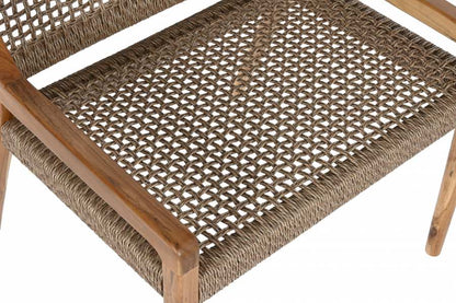 Silla Teca Fibra 65X62X72 Marron